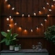 image 3 of ValueLights Festoon 10 Set Black Outdoor String Festoon Light