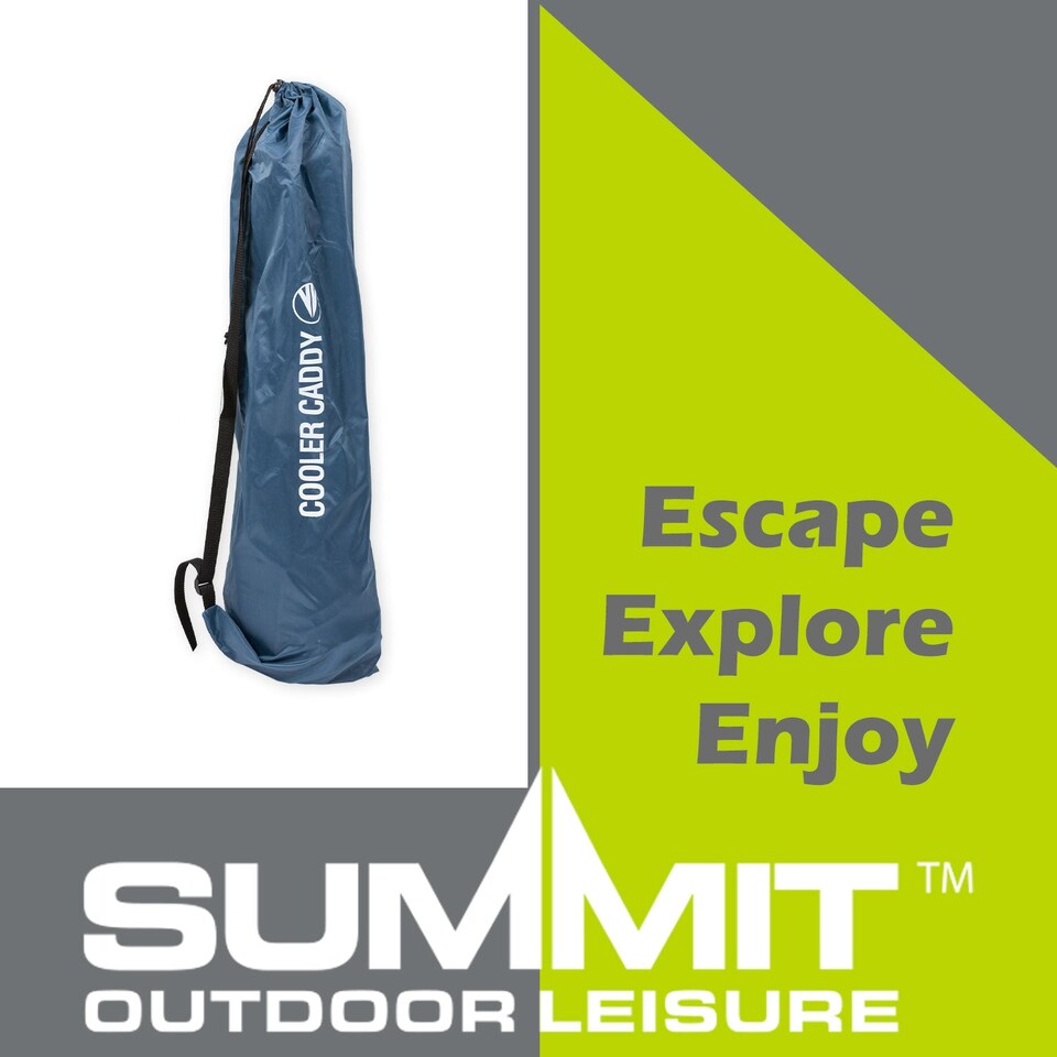 image 1 of vfm-estore Summit Folding Cooler Bag on Stand - Indigo Blue