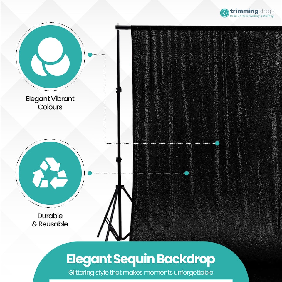 image 1 of 4ft x 7ft Sequin Backdrop Photography Background High-Density Sequin Fabric