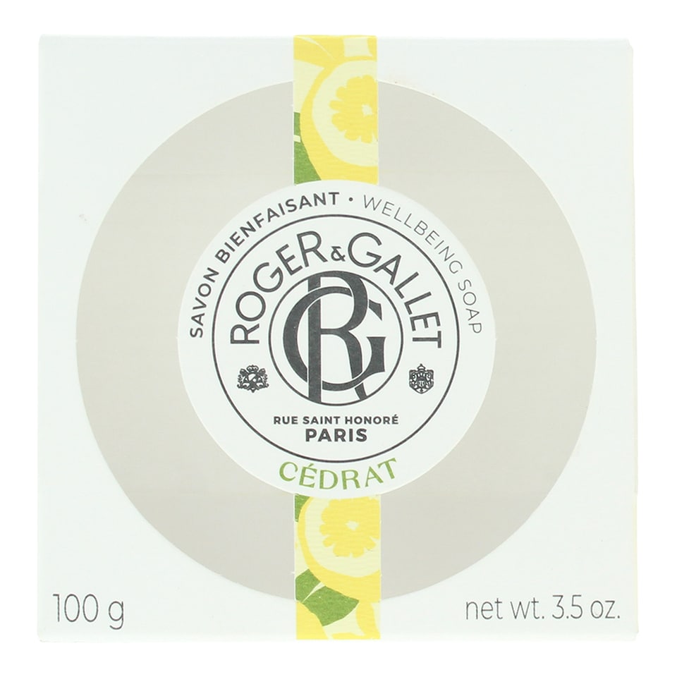 image 1 of Roger & Gallet Cedrat Wellbeing Soap 100g