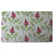 image 3 of Pink & Green Leaves (Kitchen Towel)