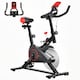 image 1 of HOMCOM Indoor Exercise Bike with Adjustable Height, Resistance