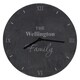 image 6 of Personalised Family Slate Clock