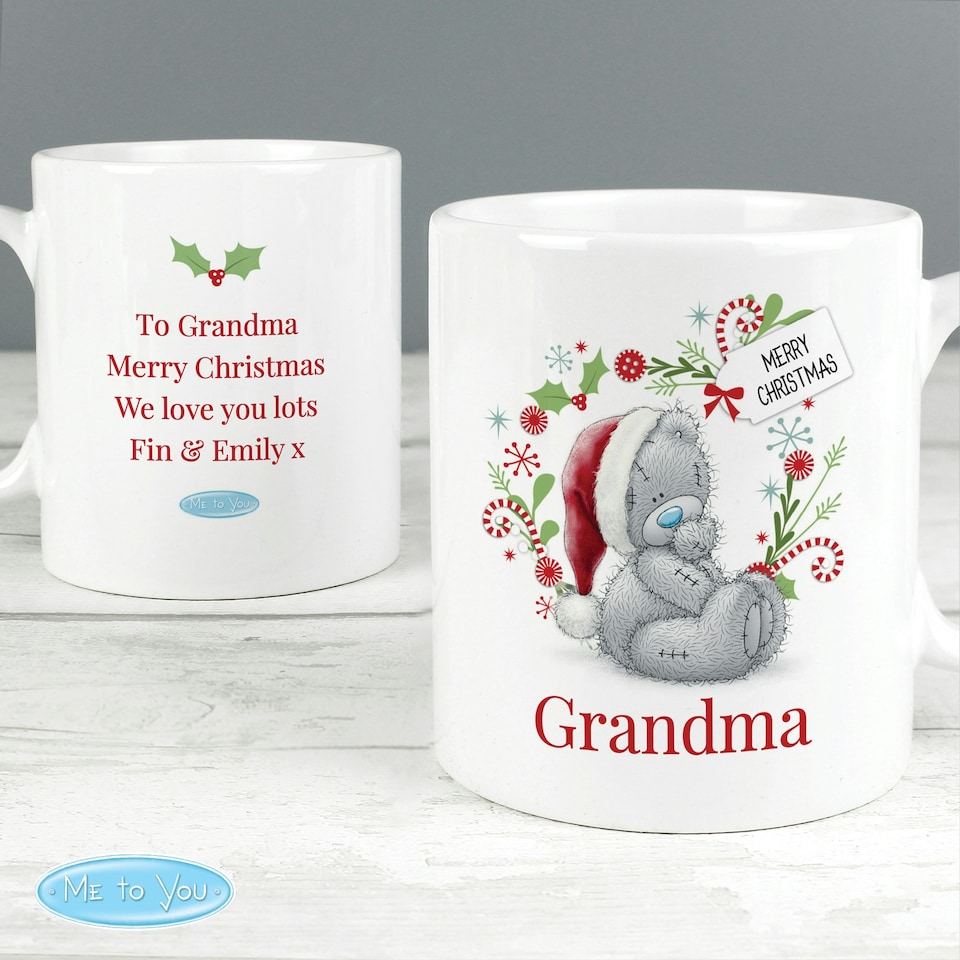 image 1 of Personalised Me to You Christmas Mug White