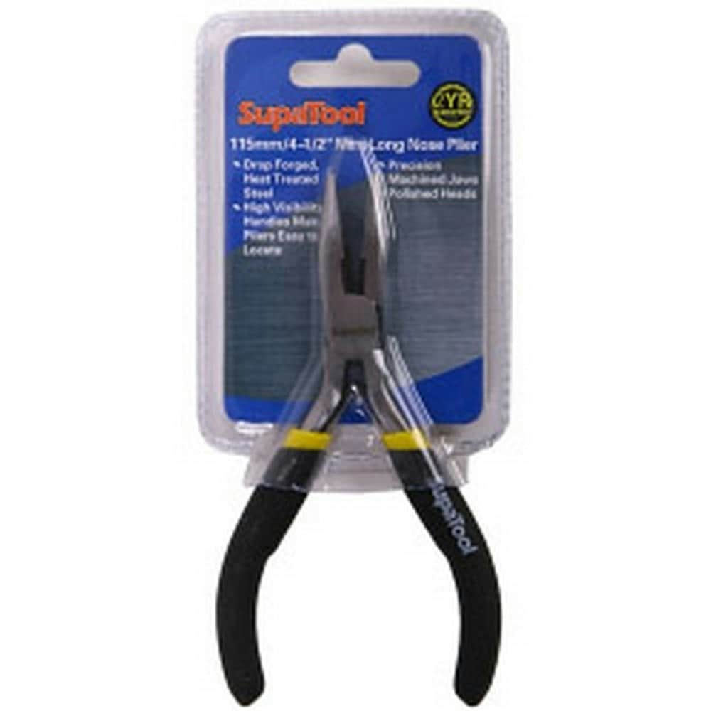 SupaTool Mini Long Nose Plier - Black - 4.5in