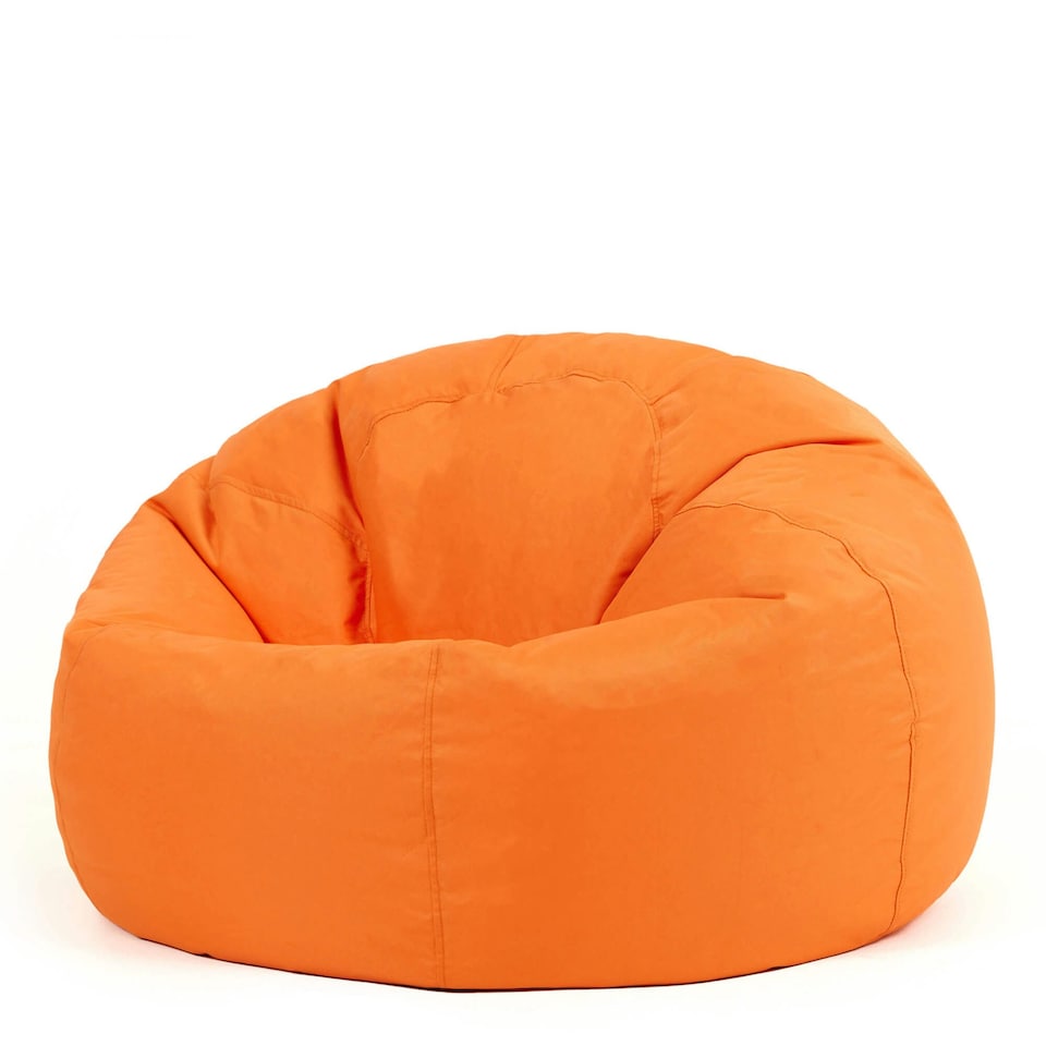 image 1 of icon Classic Indoor Outdoor Bean Bag Orange Bean Bag Chair Orange