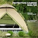 image 9 of Outsunny 3-4 Man Camping Tent Portable with Bag, Quick Setup, Dark Green