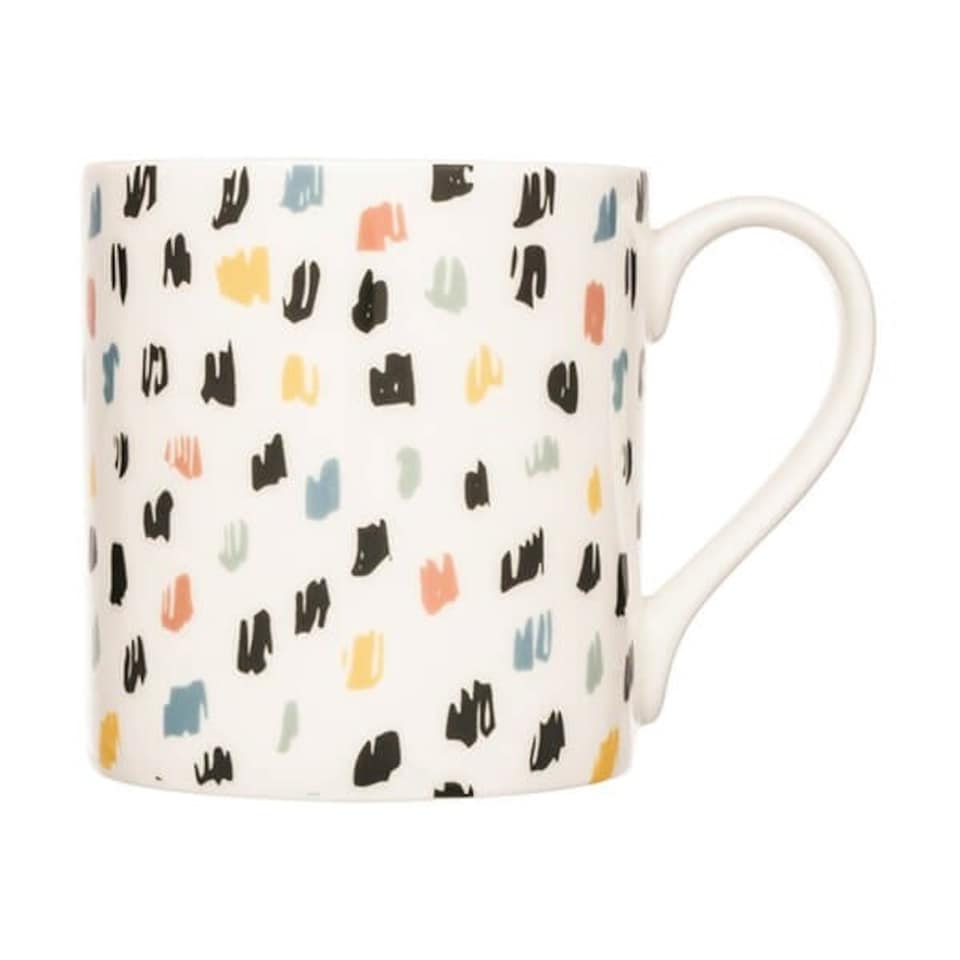 Siip Brush Stroke Print Straight Mug