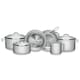 image 1 of Tramontina Stainless Steel 6 Pcs. Cookware Set