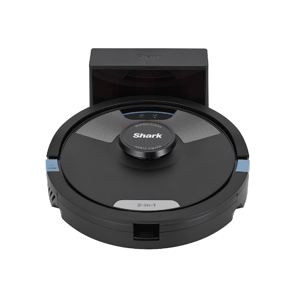 image 1 of Shark Matrix Plus 2 in 1 Robot Vacuum & Mop Black and Silver RV2620WDUK