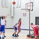 image 3 of Basketball Backborad Hoop Net Set 193-248cm Adjust Basketball Goal System