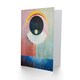 image 2 of Abstract Circle Eye Dripping Modern Him Her Birthday Card