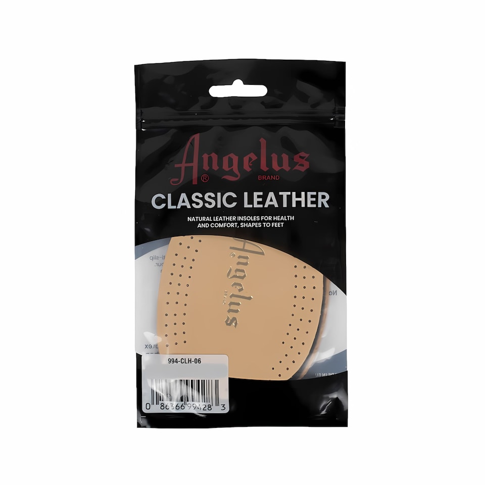 image 1 of Angelus Classic Leather Half Insoles - Mouldable Heel Comfort