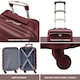 image 2 of Flight Knight 29" Extra Large Suitcase – 20kg Capacity Hard Shell Check-In Luggage with 4 Wheels  100+ Airlines Approved: Ryanair, EasyJet, Jet2, Wizz Air, BA | Red | Burgundy | Large