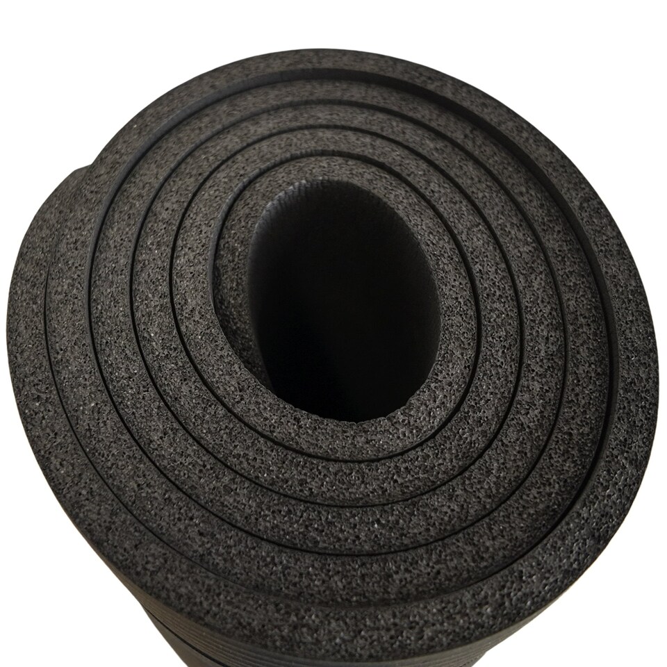 image 1 of York Deluxe Training Mat 8mm - Double-Sided Non-Slip Yoga & Exercise Mat with Carry Strap, 152 x 56 cm | Multi | 152 cm (60 inches) length x 56 cm (22 inches) width