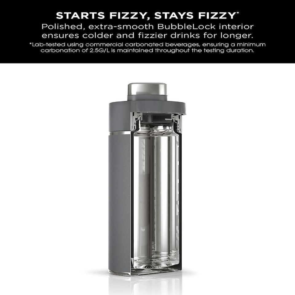 image 1 of Ninja Thirsti 530 ml Travel Bottle in Grey DW1801EUUKGY Grey