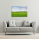 image 2 of Summer landscape with hilly green field and forest in the distance (Canvas Print) 77 x 51 x 4cm