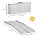 image 5 of HOMCOM 183 x 72 cm Ramp Aluminum Folding Mobility Scooter Wheelchair Threshold