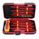 image 3 of VDE Insulated Screwdrivers Flat Pozi Phillips Torx Interchangeable Heads 13pc
