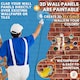 image 3 of NOVECRAFTO 3D Brick Effect Wall Panels – 6 PVC Sheets, Covers 29.76 sq ft (2.76 sqm), 96x48cm Each – Red Faux Brick Look, Easy DIY Wall Cladding Red