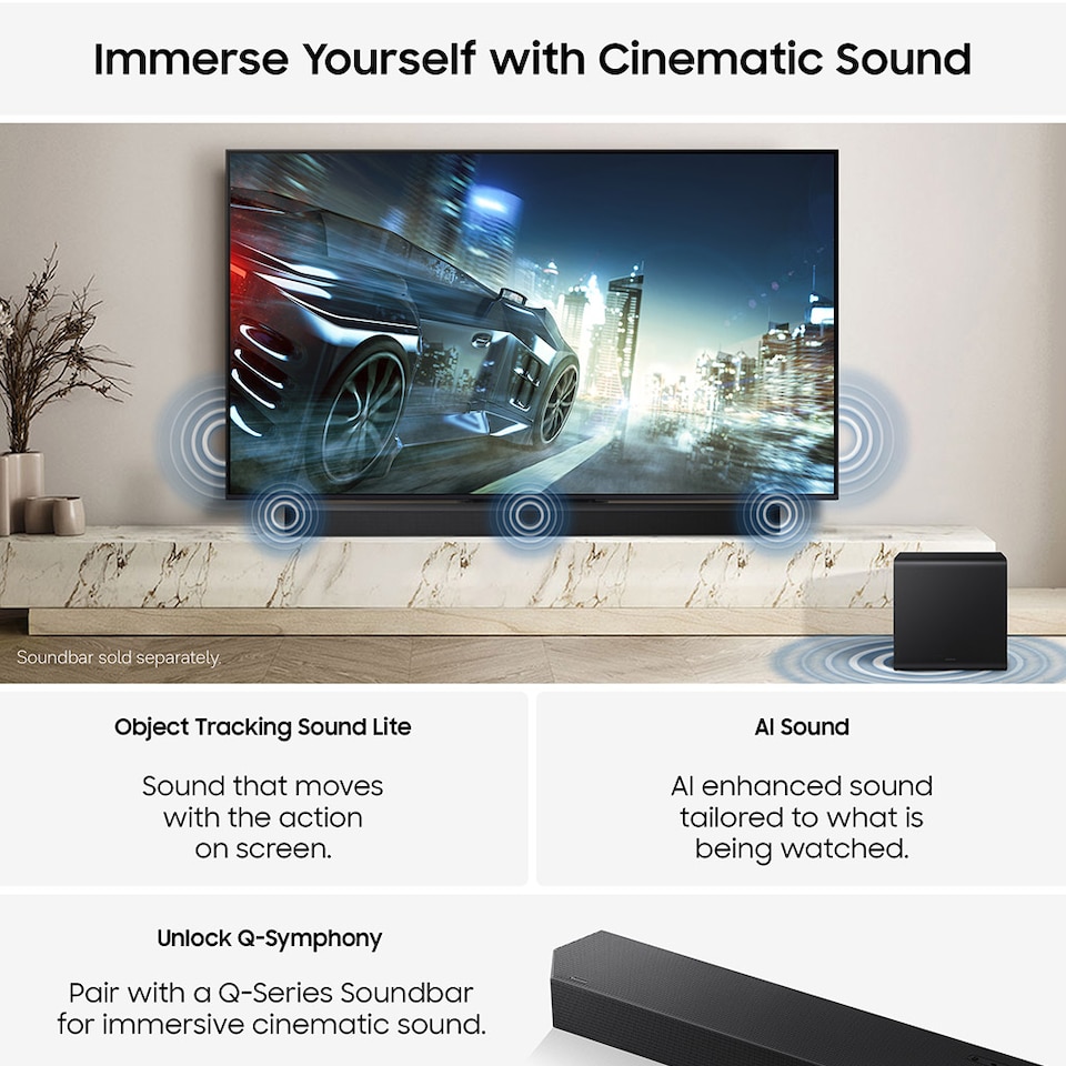 image 1 of Samsung QE43QN73HAUXXU 43inch 4K Neo QLED AI SMART TV Wi-Fi