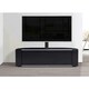 image 3 of MDA Designs Sirius 1600 Cabinet with BeamThru Remote-Friendly Gloss Black with Black Trims for Flat Screen TVs up to 65" with Mounting Arm Black