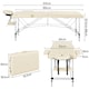 image 3 of Yaheetech Portable Folding Massage Bed with Headrest