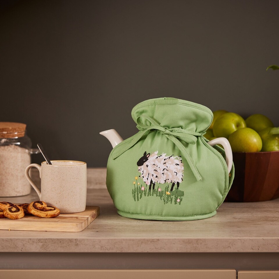 image 1 of Ulster Weavers Woolly Sheep Tea Cosy - Muff Green
