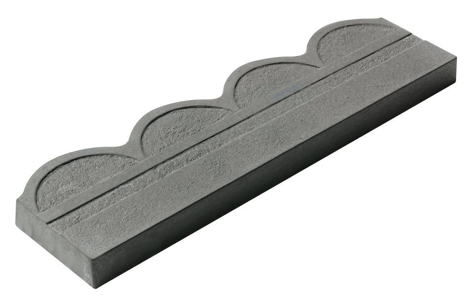 image 1 of Scallop Path Edging 590 x 160 x 40 Welsh Slate - Full Pallet of 50 - Bowland Stone