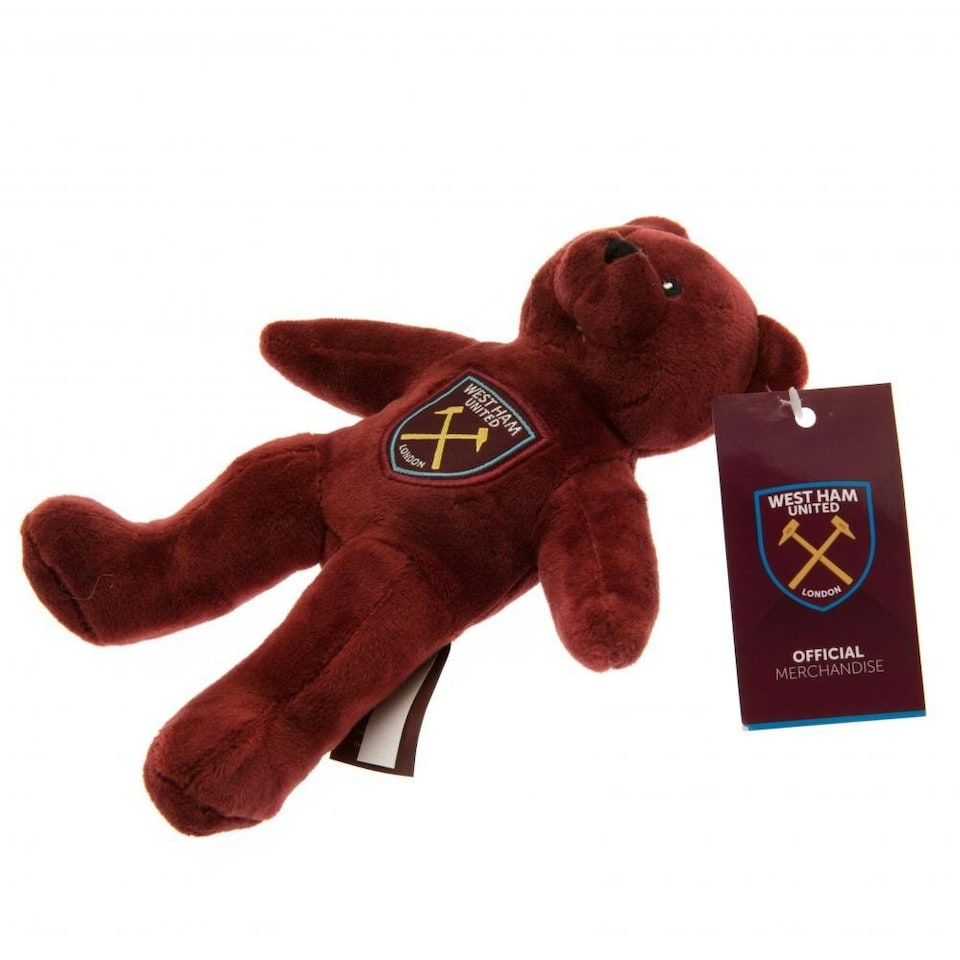 image 1 of West Ham United FC Mini Bear Plush Toy - Red - One Size