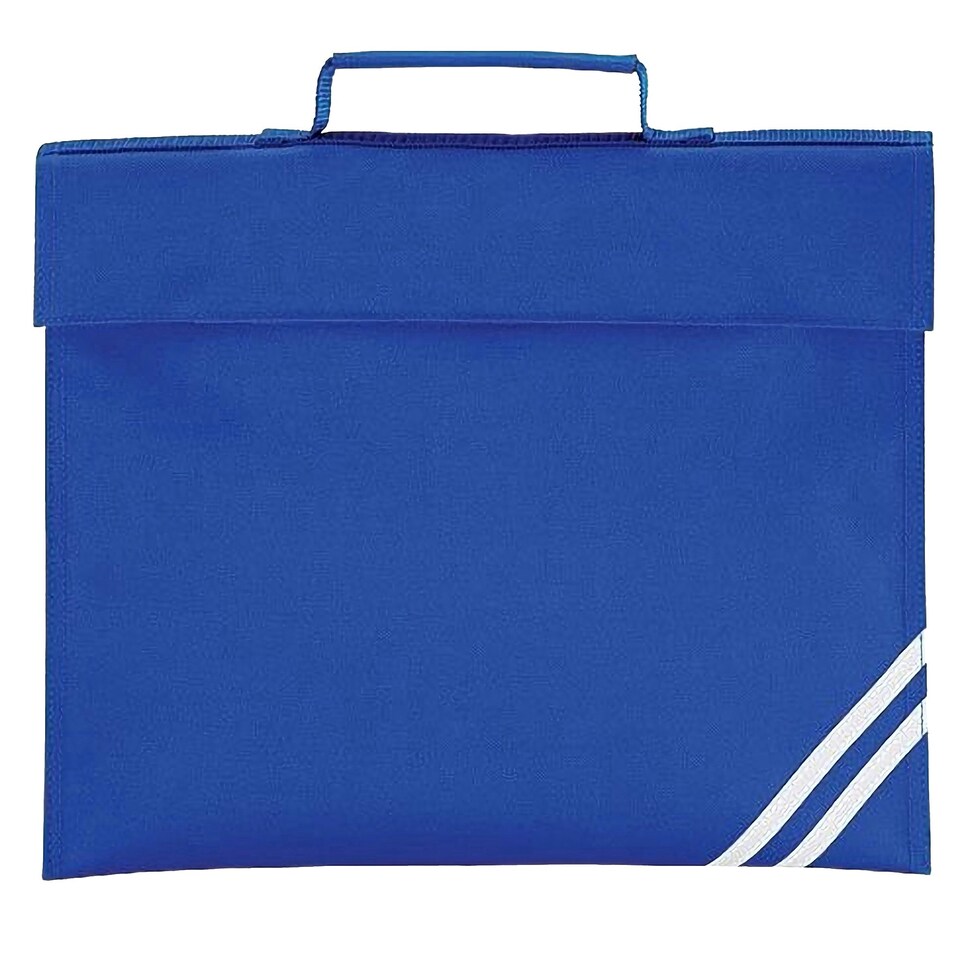 Quadra Classic Book Bag - 5 Litres - Bright Royal - One Size Blue