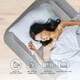 image 5 of Get Fit Air Bed With Built In Electric Pump - Premium Single Size - Blow Up Bed With Free Pillow - Elevated Inflatable Air Mattress | Black | Black / Grey | 1