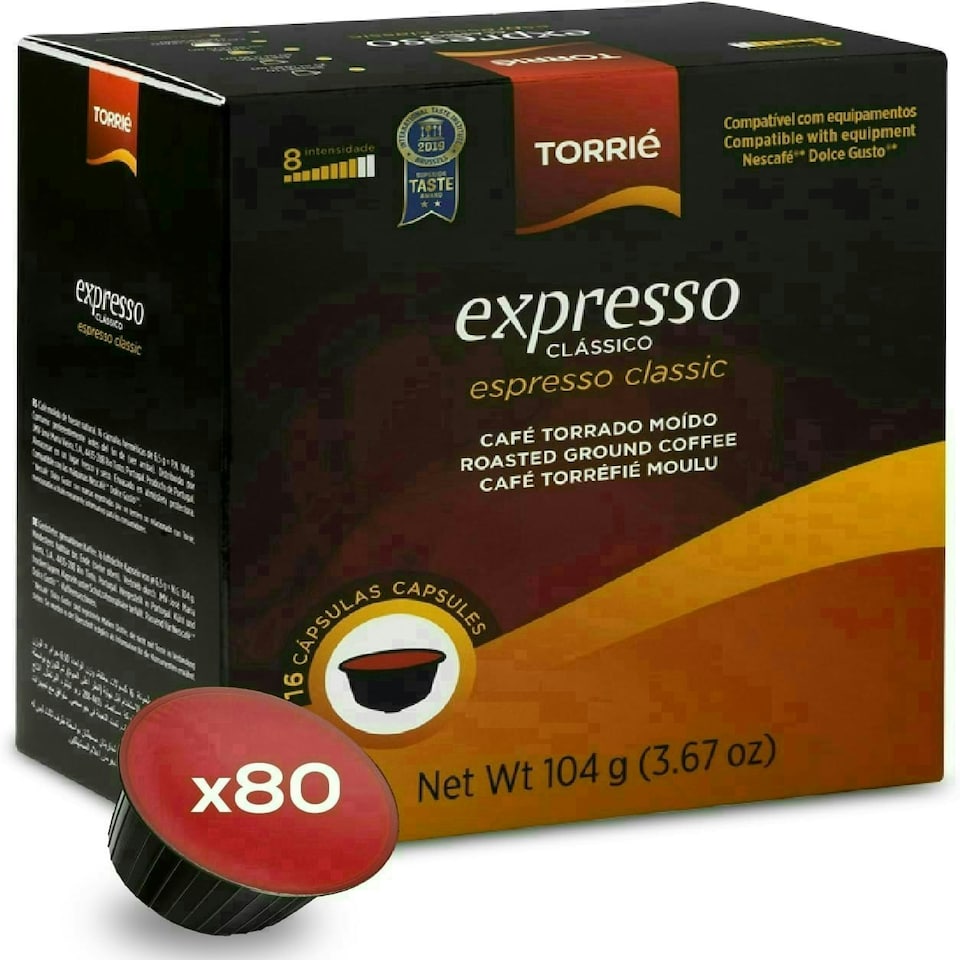 image 1 of Expresso - Dolce Gusto ® Compatible Espresso Coffee Capsules (80 Pods)