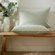 image 2 of Touch Of Linen - Pistachio Green - Pillowcase Pair Green | Pistachio Green