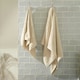 image 2 of OHS Jacquard Arches Textured 100% Cotton 500GSM Absorbent Hand Towel, 50x80cm - Cream
