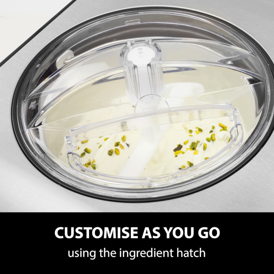 image 1 of Caso Design IceCream, 5-in-1 Yoghurt and Ice Cream Maker, 2L Capacity, No Pre-Freeze