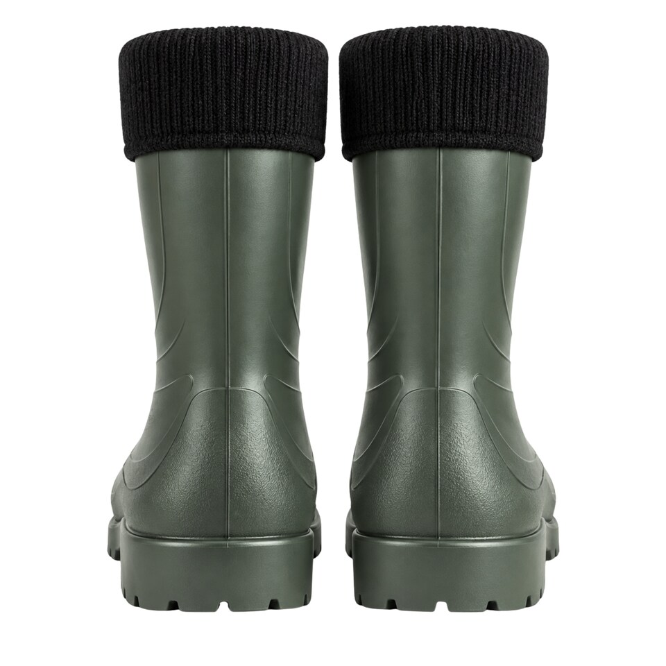 image 1 of Laura Waterproof Women's EVA Wellies with a removable warming liner Green EU42