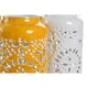 image 2 of Candleholder Home ESPRIT Yellow White Iron 15 x 15 x 33 cm (2 Units) N/A