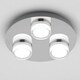 image 3 of BHS Brooke LED Bathroom Ceiling Spotlight Plate | Silver | Chrome | 1
