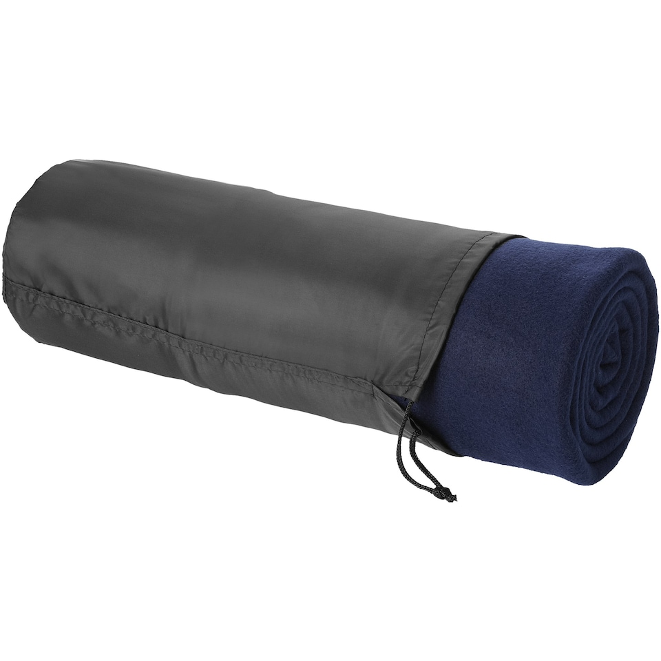 image 1 of Bullet Huggy Blanket And Pouch - Navy - 150 x 120 cm