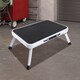 image 2 of Gr8 Home Single Step Folding Caravan Stool Steel Non Slip Mat Ladder Van Motorhome Camper
