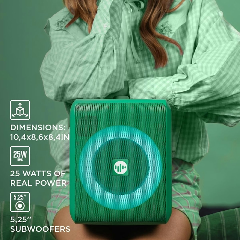 image 1 of Stromberg Chunk Portable Bluetooth Speaker with Microphone