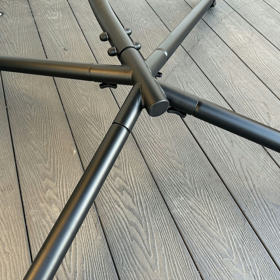 image 1 of Azura Hanging Egg Chair - Swing Pod Egg Chair - Large with deep Grey Cushions