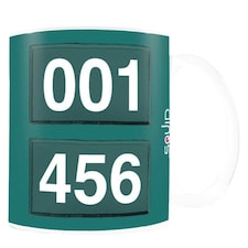 Squid Game Numbers Mug - White - One Size