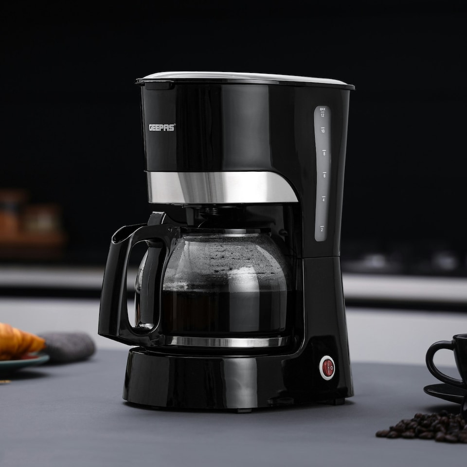 image 1 of GEEPAS 1000W Filter Coffee Machine, 1.5L
