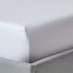 image 1 of Homescapes White Egyptian Cotton Fitted Sheet 1000 TC, King | White | King