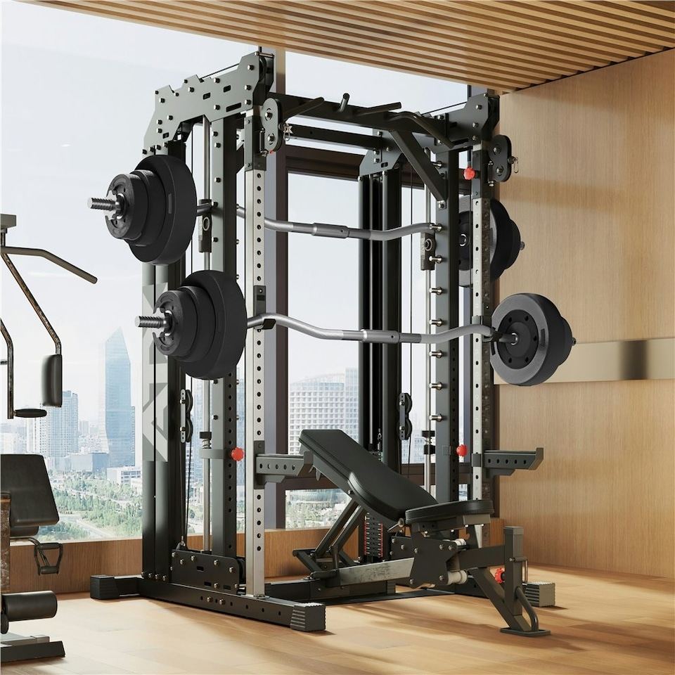 image 1 of Yaheetech 20 KG Barbell Weight Set