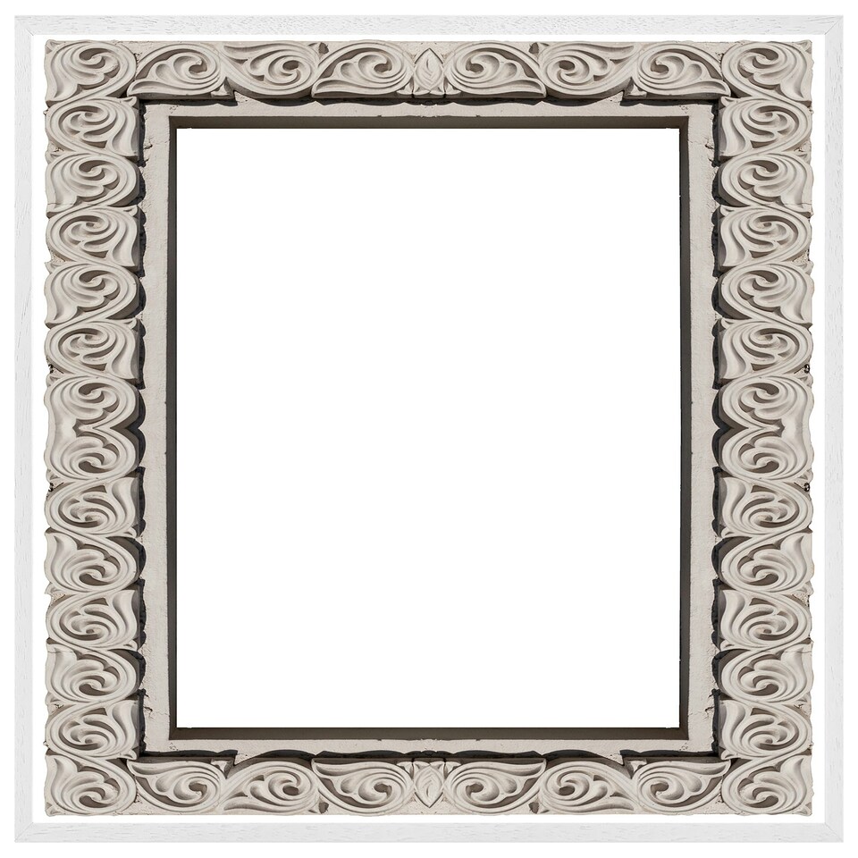 image 1 of Concrete frame (Picture Frame) White | L