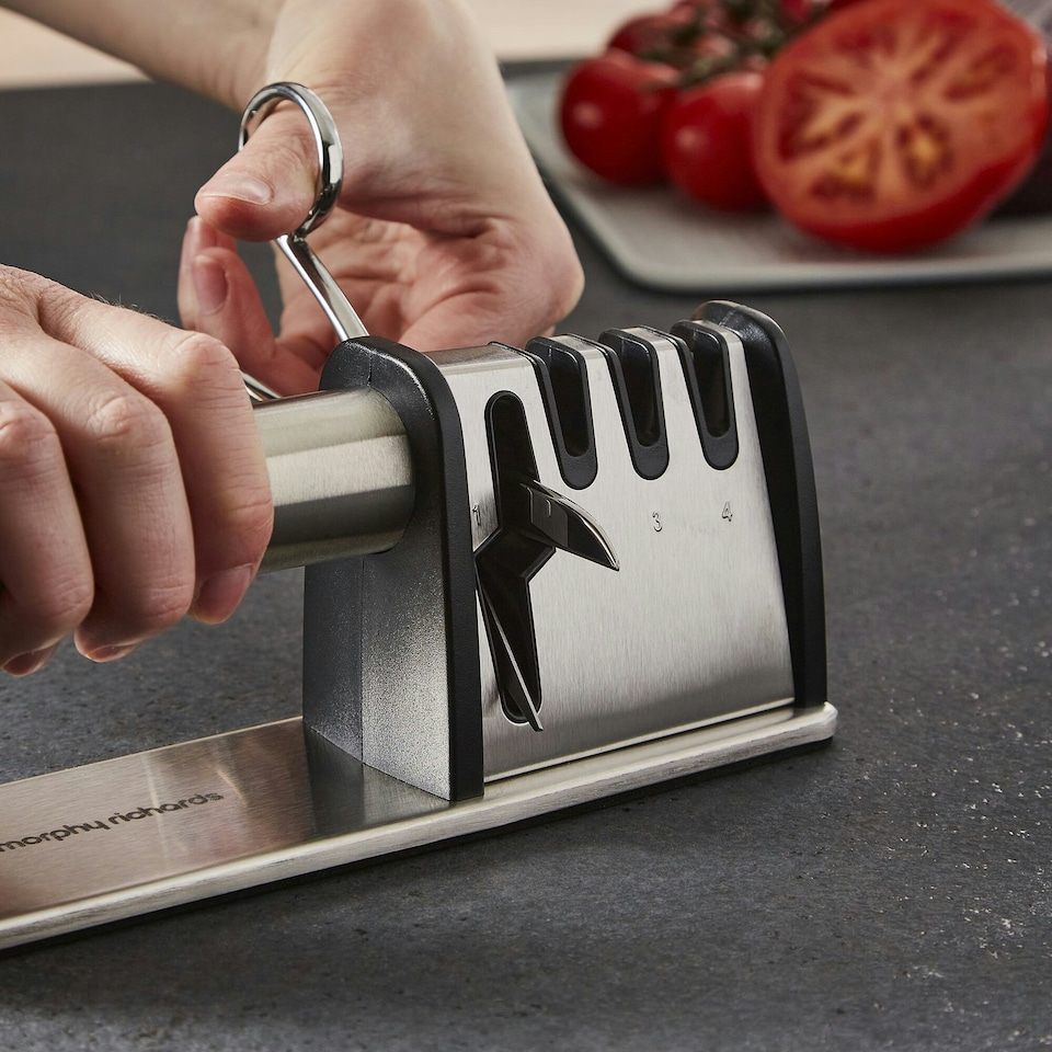 image 1 of Morphy Richards 4 in 1 Knife Sharpener
