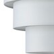 image 4 of Set of 2 Barty - White 38cm Tiered Pendant Shades White
